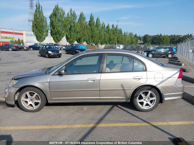 Продаж на аукціоні авто 2005 Honda Civic, vin: 2HGES16675H015259, номер лоту: 40078149