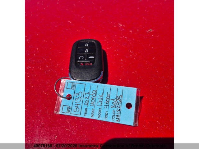 Honda Civic 2022 2HGFE2F54NH122925 Image 14