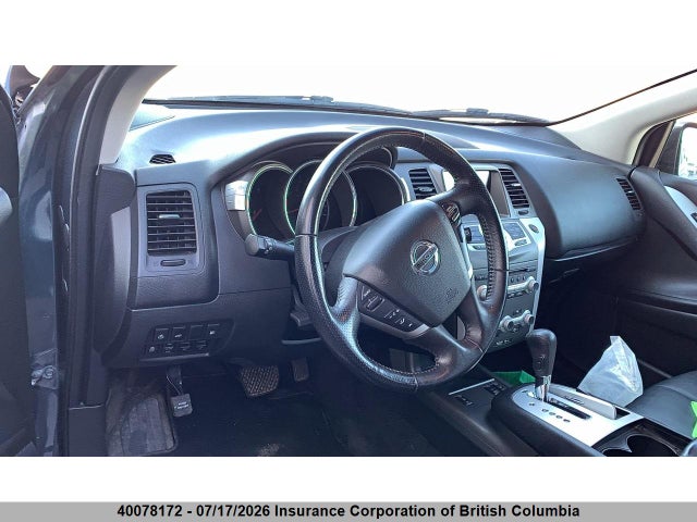 2012 Nissan Murano S/sl/le მანქანა იყიდება აუქციონზე, vin: JN8AZ1MW9CW227031, აუქციონის ნომერი: 40078172
