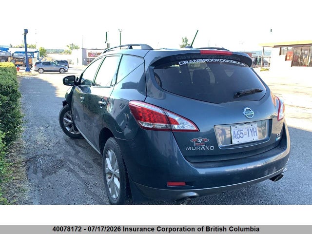 2012 Nissan Murano S/sl/le მანქანა იყიდება აუქციონზე, vin: JN8AZ1MW9CW227031, აუქციონის ნომერი: 40078172