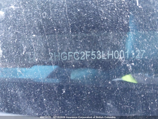 Honda Civic 2020 2HGFC2F53LH001127 Image 18