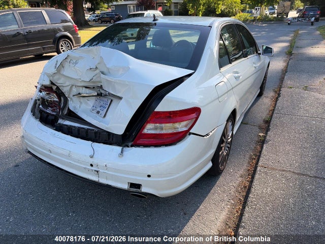 Продажа на аукционе авто 2010 Mercedes-benz C 250 4mati, vin: WDDGF8FB5AF405201, номер лота: 40078176