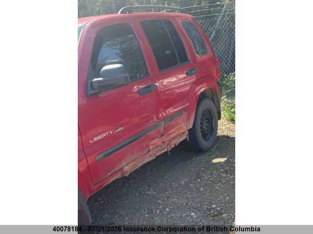40078184 :رقم المزاد ، 1J4GL48K94W305951 vin ، 2004 Jeep Liberty Sport مزاد بيع