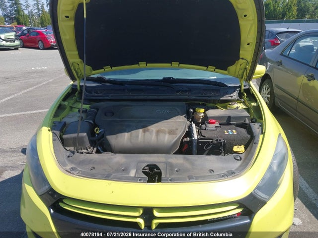 2013 Dodge Dart Sxt მანქანა იყიდება აუქციონზე, vin: 1C3CDFBA4DD138198, აუქციონის ნომერი: 40078194
