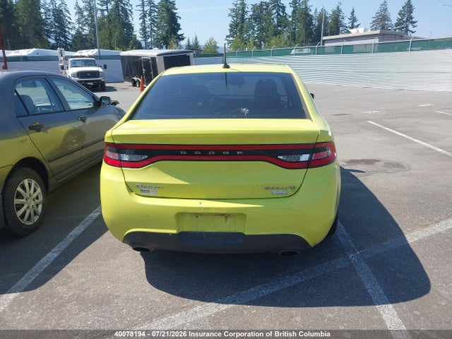 2013 Dodge Dart Sxt მანქანა იყიდება აუქციონზე, vin: 1C3CDFBA4DD138198, აუქციონის ნომერი: 40078194