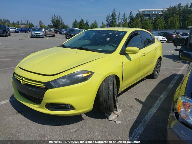 2013 Dodge Dart Sxt მანქანა იყიდება აუქციონზე, vin: 1C3CDFBA4DD138198, აუქციონის ნომერი: 40078194
