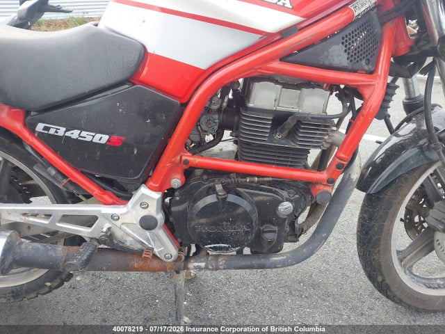 Aukcja sprzedaży 1988 Honda Cb450 S, vin: JH2PC1729JM000244, numer aukcji: 40078219