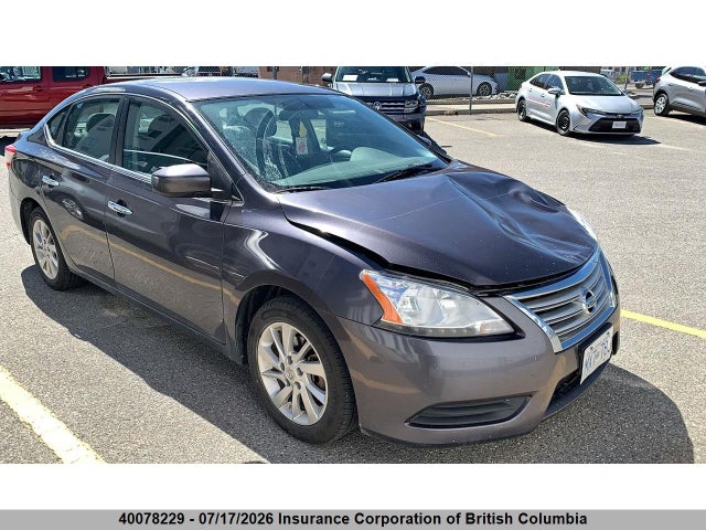 2015 Nissan Sentra 1.8 S/1.8 Sl/1.8 Sr/1.8 Sv მანქანა იყიდება აუქციონზე, vin: 3N1AB7AP4FL646353, აუქციონის ნომერი: 40078229