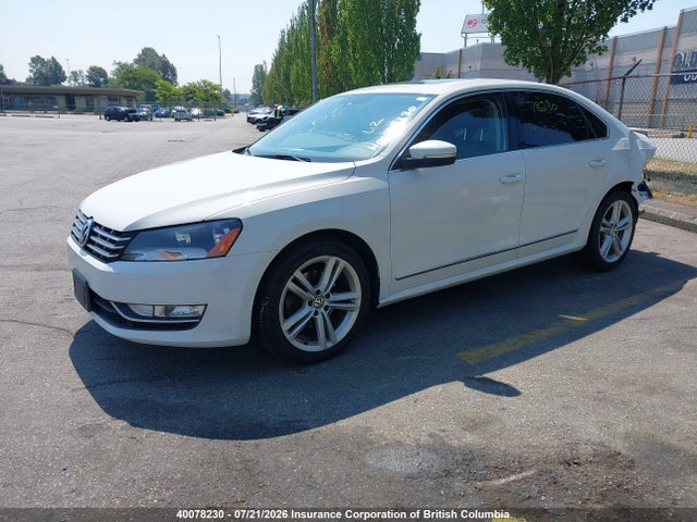 1VWBN7A30EC104681 Volkswagen PASSAT SE
