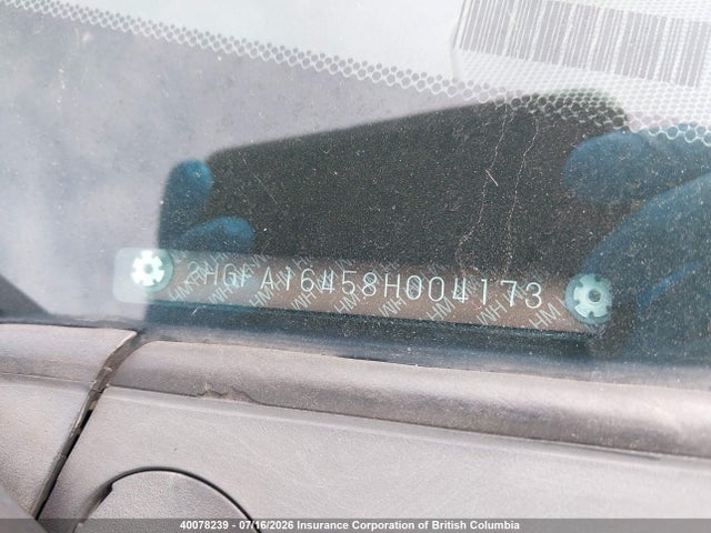 Продажа на аукционе авто 2008 Honda Civic, vin: 2HGFA16458H004173, номер лота: 40078239