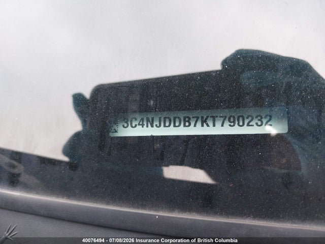Aukcja sprzedaży 2019 Jeep Compass Trailhawk, vin: 3C4NJDDB7KT790232, numer aukcji: 40076494