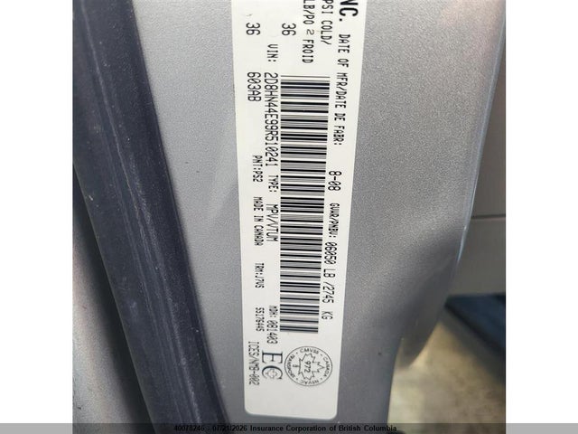 2009 Dodge Grand Caravan Se მანქანა იყიდება აუქციონზე, vin: 2D8HN44E99R510241, აუქციონის ნომერი: 40078246