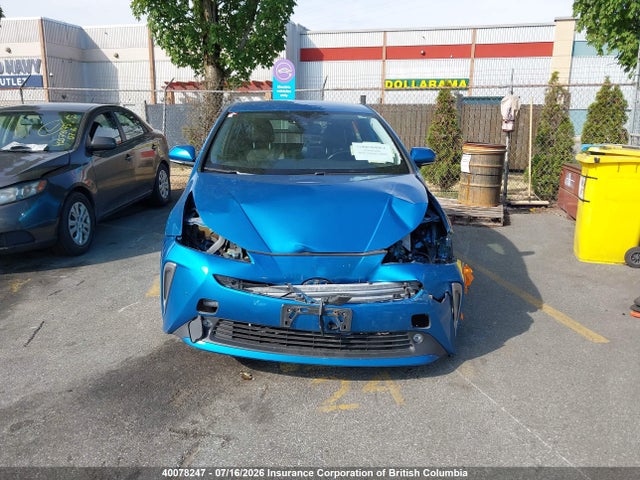 JTDL9RFU2K3009253 Toyota Prius