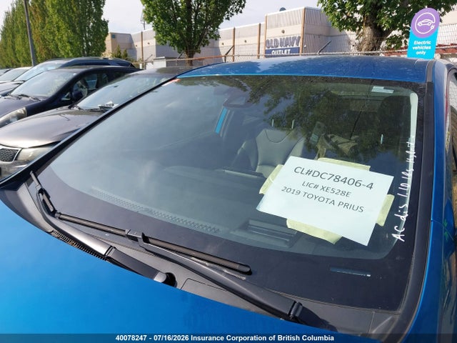 JTDL9RFU2K3009253 Toyota Prius