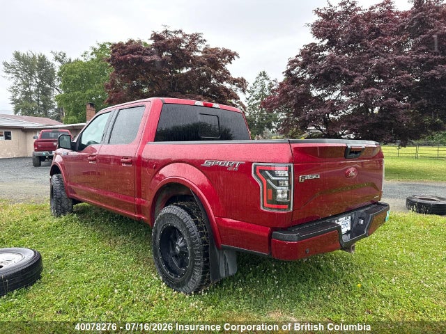 40078276 :رقم المزاد ، 1FTEW1EF8GFA33570 vin ، 2016 Ford F150 مزاد بيع