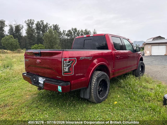 40078276 :رقم المزاد ، 1FTEW1EF8GFA33570 vin ، 2016 Ford F150 مزاد بيع