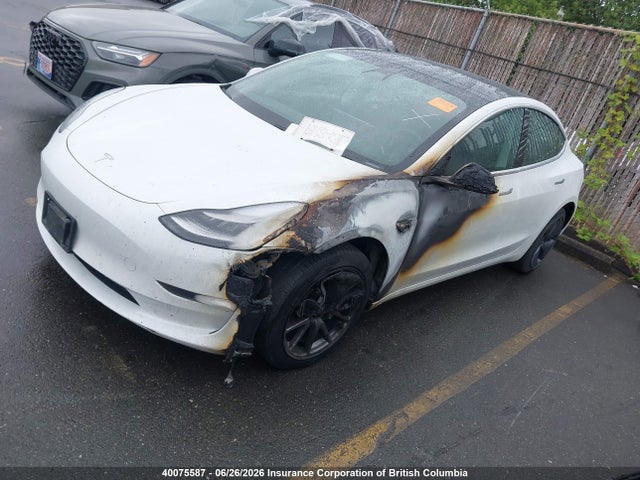 2020 Tesla Model 3 მანქანა იყიდება აუქციონზე, vin: 5YJ3E1EAXLF738853, აუქციონის ნომერი: 40075587