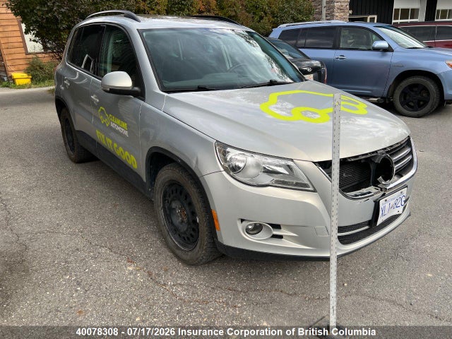 Auction sale of the 2009 Volkswagen Tiguan Se/sel, vin: WVGBV75N59W516402, lot number: 40078308