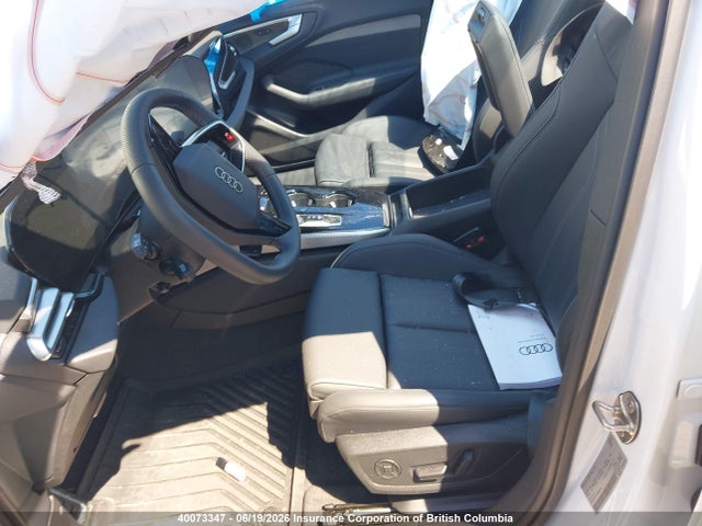 Auction sale of the 2025 Audi A5 Progressiv, vin: WAU5BCFU0SN038102, lot number: 40073347