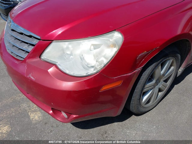 2010 Chrysler Sebring Limited მანქანა იყიდება აუქციონზე, vin: 1C3CC5FV8AN187484, აუქციონის ნომერი: 40073785