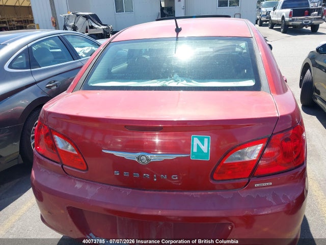 2010 Chrysler Sebring Limited მანქანა იყიდება აუქციონზე, vin: 1C3CC5FV8AN187484, აუქციონის ნომერი: 40073785
