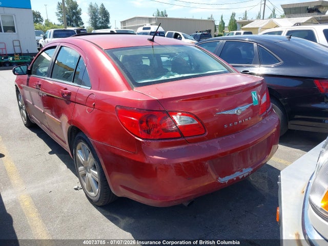 2010 Chrysler Sebring Limited მანქანა იყიდება აუქციონზე, vin: 1C3CC5FV8AN187484, აუქციონის ნომერი: 40073785