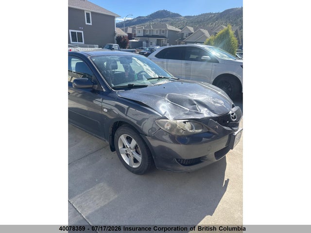 2005 Mazda Mazda3 Gs/gx მანქანა იყიდება აუქციონზე, vin: JM1BK12FX51313438, აუქციონის ნომერი: 40078359