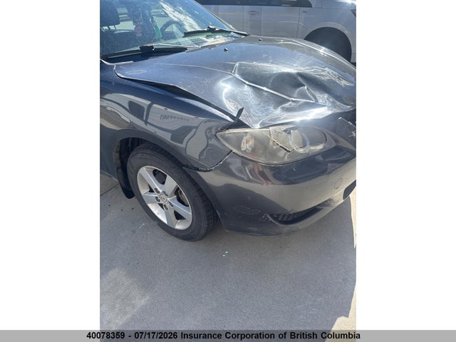 2005 Mazda Mazda3 Gs/gx მანქანა იყიდება აუქციონზე, vin: JM1BK12FX51313438, აუქციონის ნომერი: 40078359