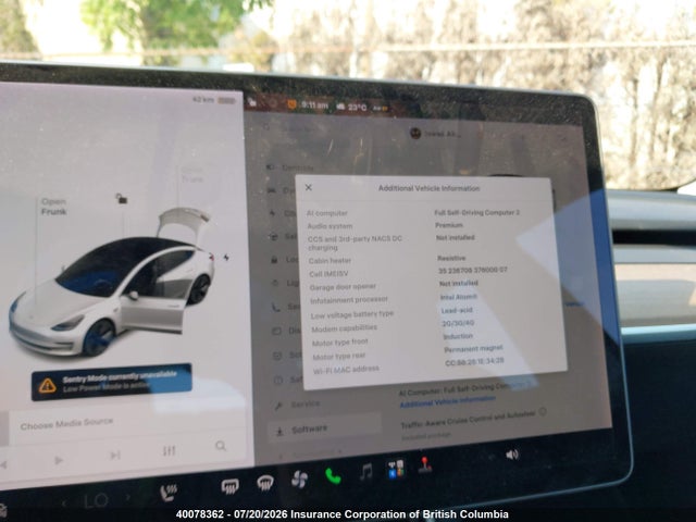 Aukcja sprzedaży 2019 Tesla Model 3, vin: 5YJ3E1EB3KF474821, numer aukcji: 40078362