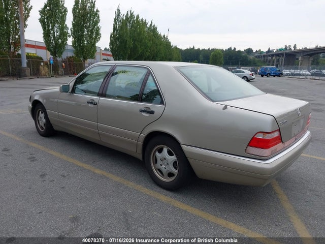 Aukcja sprzedaży 1999 Mercedes-benz S 500, vin: WDBGA51G6XA412625, numer aukcji: 40078370