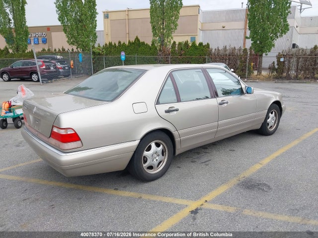 Aukcja sprzedaży 1999 Mercedes-benz S 500, vin: WDBGA51G6XA412625, numer aukcji: 40078370