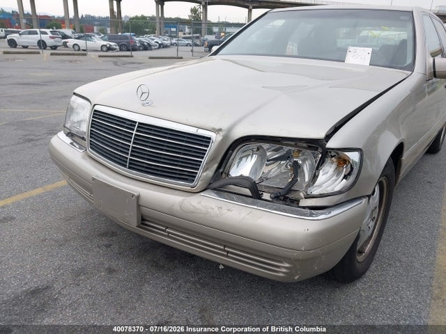 Aukcja sprzedaży 1999 Mercedes-benz S 500, vin: WDBGA51G6XA412625, numer aukcji: 40078370