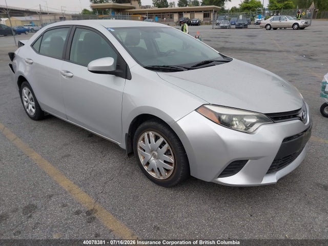40078381 :رقم المزاد ، 2T1BURHE4FC422403 vin ، 2015 Toyota Corolla L/le/le Pls/prm/s/s Pls مزاد بيع