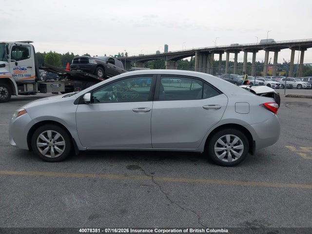 40078381 :رقم المزاد ، 2T1BURHE4FC422403 vin ، 2015 Toyota Corolla L/le/le Pls/prm/s/s Pls مزاد بيع