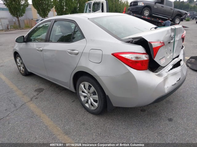 40078381 :رقم المزاد ، 2T1BURHE4FC422403 vin ، 2015 Toyota Corolla L/le/le Pls/prm/s/s Pls مزاد بيع