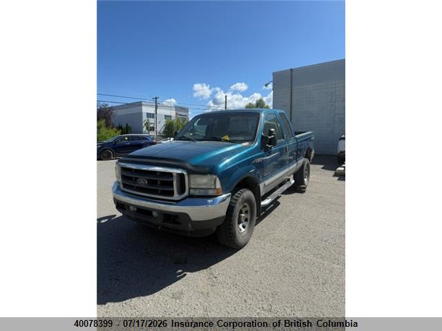 40078399 :رقم المزاد ، 1FTSX31F31EB12515 vin ، 2001 Ford F350 مزاد بيع