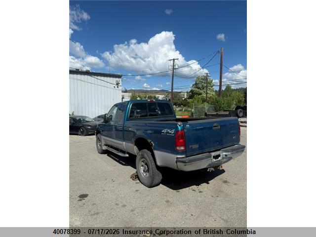 40078399 :رقم المزاد ، 1FTSX31F31EB12515 vin ، 2001 Ford F350 مزاد بيع