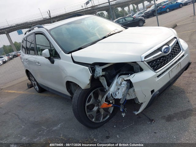 2016 Subaru Forester 2.5i Touring მანქანა იყიდება აუქციონზე, vin: JF2SJCXC6GH551988, აუქციონის ნომერი: 40078400