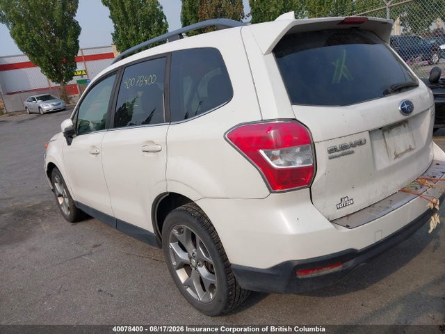 2016 Subaru Forester 2.5i Touring მანქანა იყიდება აუქციონზე, vin: JF2SJCXC6GH551988, აუქციონის ნომერი: 40078400