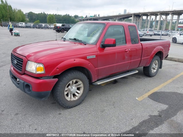 2008 Ford Ranger Super Cab მანქანა იყიდება აუქციონზე, vin: 1FTZR45EX8PA52828, აუქციონის ნომერი: 40078412