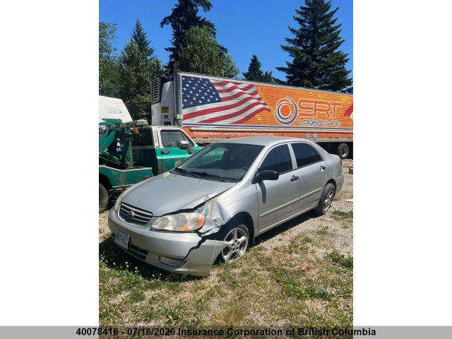 Продаж на аукціоні авто 2004 Toyota Corolla Ce/le/s, vin: 2T1BR32E24C814901, номер лоту: 40078416