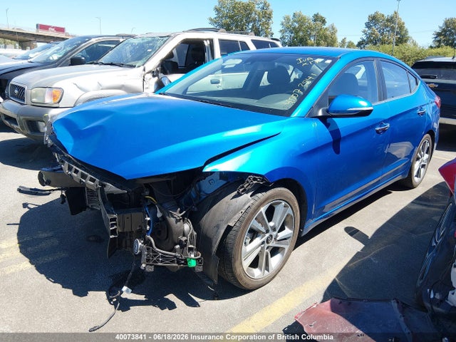 40073841 :رقم المزاد ، KMHD84LF3HU360896 vin ، 2017 Hyundai Elantra Se/value/limited مزاد بيع