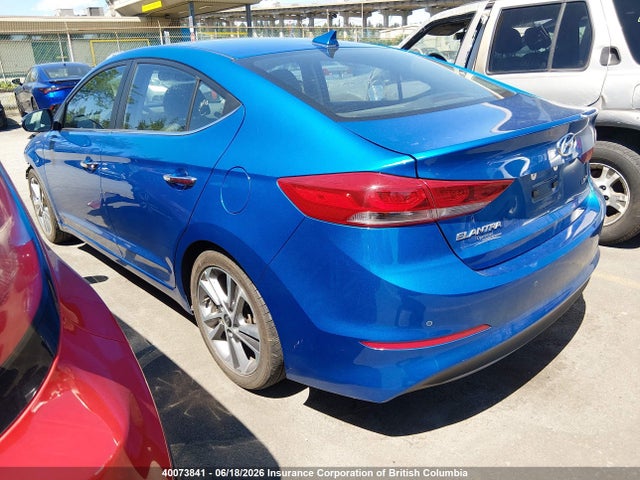 40073841 :رقم المزاد ، KMHD84LF3HU360896 vin ، 2017 Hyundai Elantra Se/value/limited مزاد بيع