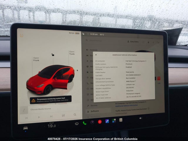 Aukcja sprzedaży 2022 Tesla Model Y, vin: 7SAYGDEE2NF534820, numer aukcji: 40078428
