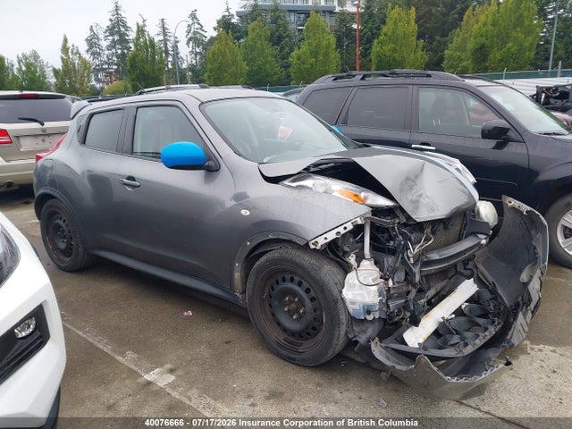 2013 Nissan Juke S/sv/sl მანქანა იყიდება აუქციონზე, vin: JN8AF5MV8DT225037, აუქციონის ნომერი: 40076666