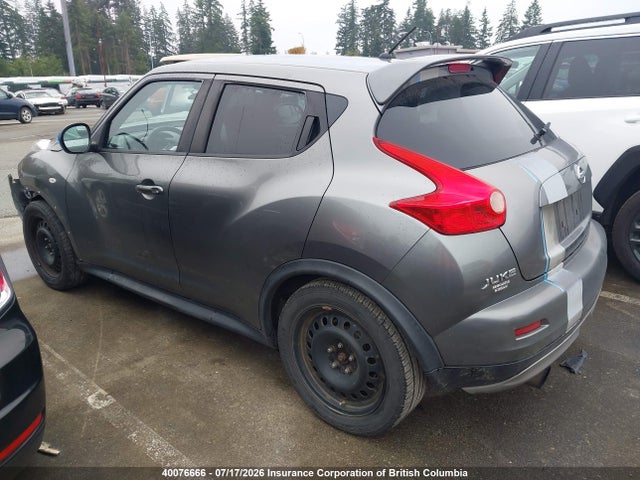 2013 Nissan Juke S/sv/sl მანქანა იყიდება აუქციონზე, vin: JN8AF5MV8DT225037, აუქციონის ნომერი: 40076666