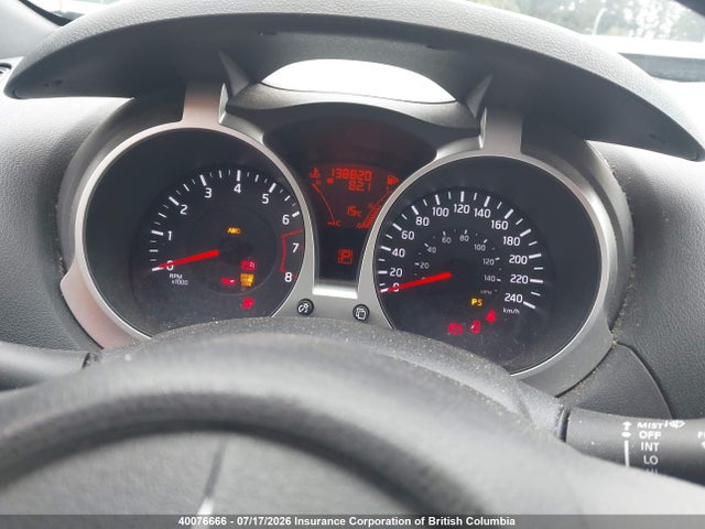 2013 Nissan Juke S/sv/sl მანქანა იყიდება აუქციონზე, vin: JN8AF5MV8DT225037, აუქციონის ნომერი: 40076666