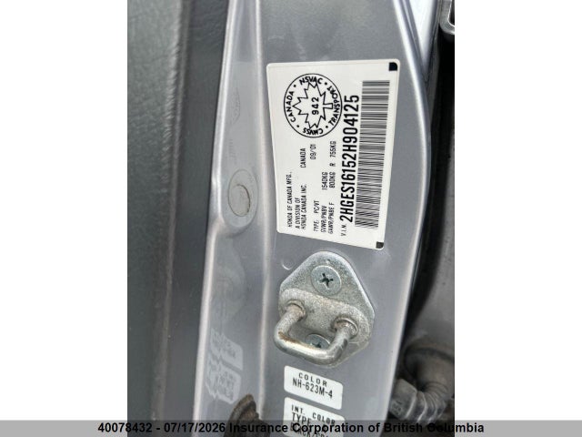 Продажа на аукционе авто 2002 Honda Civic, vin: 2HGES16152H904125, номер лота: 40078432