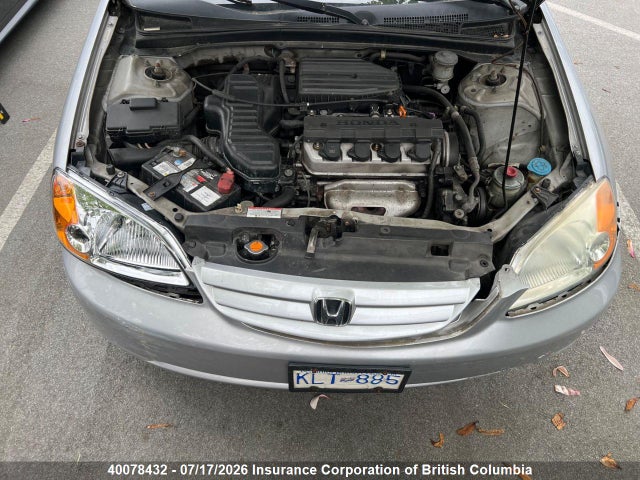 Продажа на аукционе авто 2002 Honda Civic, vin: 2HGES16152H904125, номер лота: 40078432