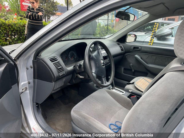 Продажа на аукционе авто 2002 Honda Civic, vin: 2HGES16152H904125, номер лота: 40078432